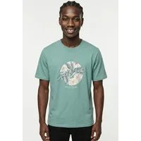 Jack & Jones Rundhalsshirt JJHONOLULU SHAPE TEE SS CREW NECK Baumwolle, regular fit
