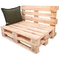 TexDeko Palettenkissen TexDeko Cord Seitenkissen (NUR Seitenkissen) wasserabweisend, Premium-Qualität, Cord (60x43x20cm)