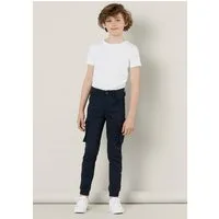 Name It Cargohose NKMRYAN – für Jungen mit verstellbarem Bund und Stretchkomfort unifarben, casual, regular fit, Twill