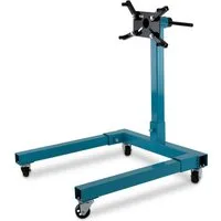 Bituxx Motorhalterung Bituxx Motorständer Blau (MS-19541), Tragkraft: 570 kg (Geeignet nur für Motoren bis 4 Zylinder)