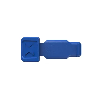 KNIPEX ColorCode Clips blau (10 Stück) 21 mm blau - 006110CB