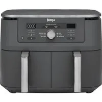 NINJA Heißluftfritteuse Ninja MAX 6-in-1 Dual Zone Air Fryer 9.5L DZ400EU, 2470 W