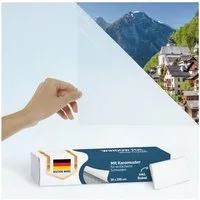 Blumtal Fensterfolie Fensterfolie Blickdicht & statisch haftend + Rakel - zuschneidbar, blickdicht, Sichtschutzfolie + UV-Schutz - Milchglasfolie selbstklebend Fenster