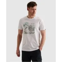 PME LEGEND T-Shirt Short sleeve r-neck single jersey fotoprint mit Logo Print