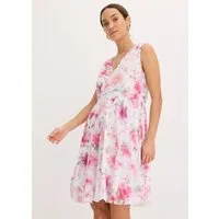 bonprix Minikleid in Wickeloptik, aus Polyester und Elasthan, ausgestellte Passform