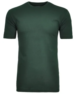 RAGMAN - LONG & TALL T-Shirt Rundhals Singlepack dunkelgrün
