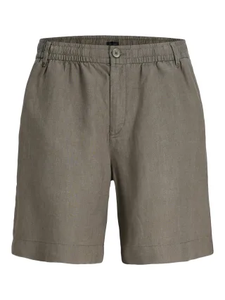 JACK&JONES - JPSTBILL LAWRENCE LINEN SHORTS REG LN Morel - Gr. - L
