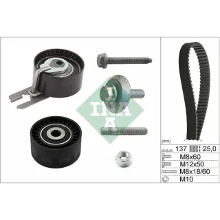 Ina Zahnriemensatz Citroen Fiat Ford Mazda Peugeot Volvo 1,6