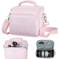 LuxusKollektion Kameratasche Kamera-Rucksack Umhängetasche SLR-Tasche Liner-Tasche Fotografen Pink
