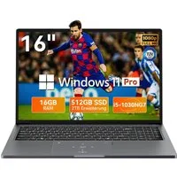 blackview 16“ Intel Core i5 (8C/12T) Acebook12, 16 GB + 512 GB, Windows 11 Pro Notebook (Intel Intel Core i5 Core i5-1030NG7, 16 GB, 512 GB SSD, FHD/Deutsche Tastaturaufkleber/mit Tasche, Maus, Tastatur)