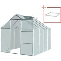 KONIFERA Gewächshaus Florenz, BxTxH: 190 x 250 x 194 cm, 4 mm Wandstärke