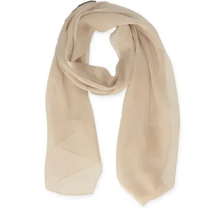 Halsüberkopf Accessoires - Schal Seide uni 65x180cm taupe - Gr. - OS
