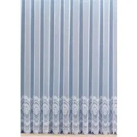 Weckbrodt Gardine "Napoli", Weckbrodt (1 St), Kräuselband, halbtransparent, jacquard, gebogt, Bordüre, Sockel