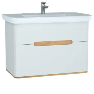 Vitra Sento Set 98 cm, 2 Laden, Weiß Matt, 60826 60826
