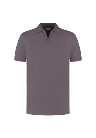 Dstrezzed - DS_Bowie V-Neck Polo purple grey - Gr. - XXL