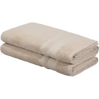 OTTO home Saunatuch Vanessa, 2 Saunatücher, 80x200cm, in Standard- und Premium-Qualität, Walkfrottee (Set, 2-St), Handtücher mit Bordüre, 100% Baumwolle, einfarbig, weich