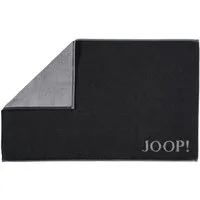 JOOP! Badematte Joop Badematte Duschvorleger Badvorleger 1600-090 Schwarz Anthra 50x80, beidseitig nutzbar, Baumwolle, rechteckig, Angenehm weich