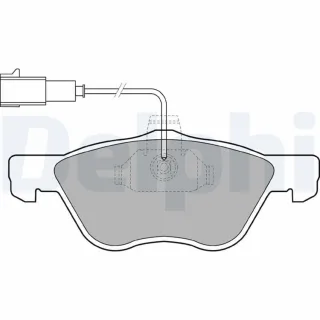 Delphi Bremsbel?ge vorne Alfa Romeo 156 166 Gtv Spider Lancia Kappa