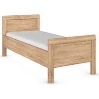rauch Bett Bett Einzelbett Stollenbett EVELYN, in Komforthöhe aus Holzwerkstoff in elegantem Stil MADE IN GERMANY