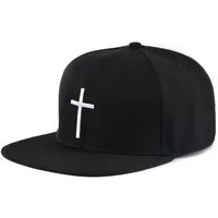 Bexxwell Snapback Cap für Kinder mit Kreuz-Stickerei (optimale Passform, Unisex)
