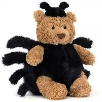 Jellycat Kuscheltier Kuscheltier Bartholomew Bear Spider Spinne (26cm)