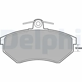Delphi Bremsbel?ge vorne Audi Seat VW LP778