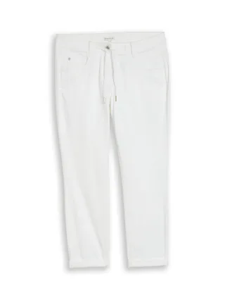 Tom Tailor - Tapered Relaxed Hose White - Gr. - 28