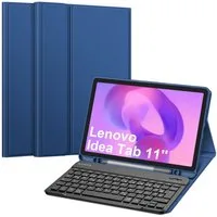 Fintie Tablet-Hülle mit Tastatur für Lenovo Idea Tab 11 Zoll 2025 (TB-336ZU/ TB-336FU) 11'', mit TPU Rückseite, Stifthalter, magnetisch Tastatur mit QWERTZ Layout