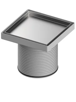 Tece drainpoint S Rostrahmen Edelstahl 150 x 150 inkl. Fliesenmulde "plate", 3660011 3660011
