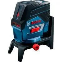 Kombilaser GCL 2-50 C Professional + RM2 (LBR), Kreuzlinienlaser blau/schwarz, rote Laserlinien, mit Halterung