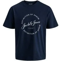 Jack & Jones T-Shirt Grayson Tee SS Crew Neck mit Print auf der Vorderseite