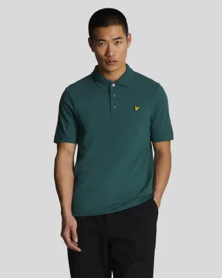 Herren-Poloshirt von Lyle & Scott in Grün