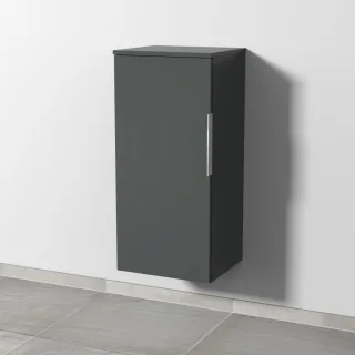 Sanipa 3way Mittelschrank mit 1 Tür, Anthrazit-Matt, UM12222 UM12222