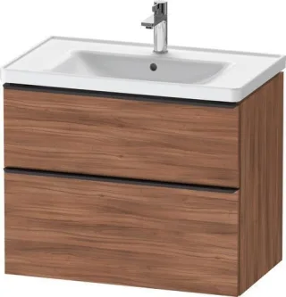 Duravit D-Neo Waschtischunterbau wandhängend Nussbaum Matt 784x452x625 mm - DE43550BD790000 DE43550BD790000