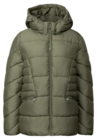 Street One - Kurze Steppjacke lichen green - Gr. - 40