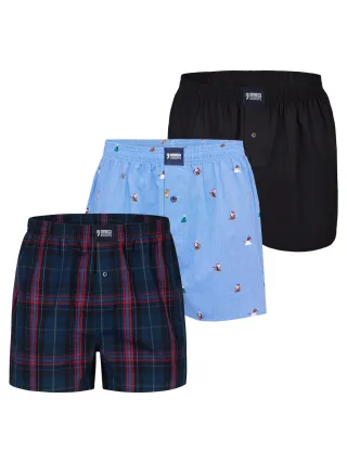 Happy Shorts Herren Boxer ChristmasBoxershorts, Unterhose, Boxerbriefs