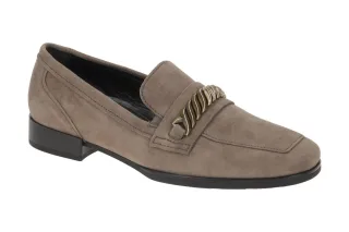 Gabor 32.433.20 RHODOS Damen Slipper braun mohair elegant rund Gr??e G