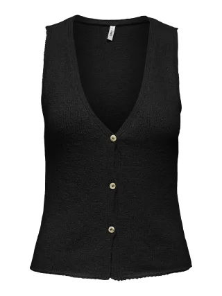 ONLY - ONLGURLI SL VEST KNT black - Gr. - XS