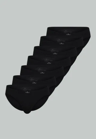 TOM TAILOR BODYWEAR - Wäsche Männlich schwarz-dunkel-uni - Gr. - 8