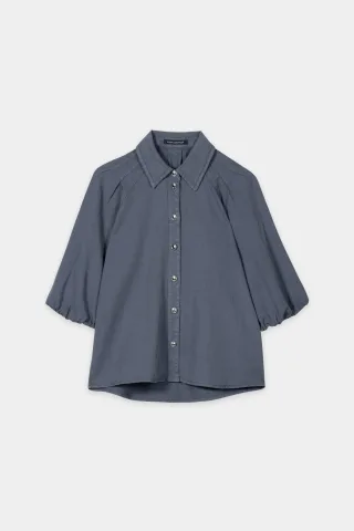 Luisa Cerano - Blusen / Hemden Weiblich tinted blue - Gr. - 36