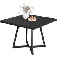 Tribesigns Esstisch küchentisch für 4 Personen, Braun 80 x 80 cm