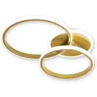 Riserva Deckenleuchte Goldene Deckenlampe, kreative Dekolampe, Wohnzimmer Deckenlampe, LED fest integriert