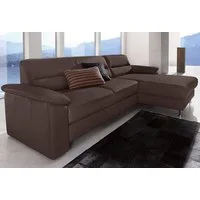 sit&more Ecksofa Ascara L-Form, inklusive Boxspring/Federkern-Polsterung, wahlweise mit Bettfunktion
