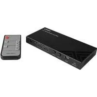 2x2 8K60 Matrix HDMI Switch schwarz, EDID Management, Fernbedienung