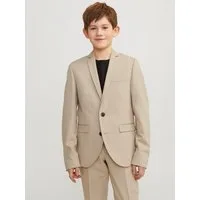 Jack & Jones Junior Sakko JPRSOLAR stylisch, elastisch, pflegeleicht unifarben, modisch, slim fit, Reverskragen