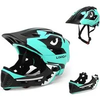 Lixada Kinderhelm Integralhelm Kinder Fahrradhelm Helm Radfahren Skateboarding, ab 2 Jahren, 13 Lüftungsschlitze, Mundschutz