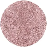 Carpettex Hochflor-Teppich Unicolor - Einfarbig, Rund, Höhe: 30 mm, Einfarbig Shaggy Teppich Wohnzimmer Langflor versch. farben und größen