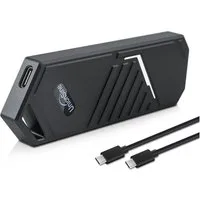 UnionSine Festplatten-Gehäuse UnionSine KEF102 M2 SSD-Gehäuse NVMe USB 3.2 Typ C Gen2 SSD-Gehäuse, für 2230, 2242, 2280
