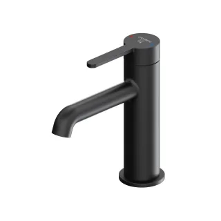 Steinberg Serie 341 Waschtisch-Einhebelmischer ohne Ablaufgarnitur, Schwarz matt 341 1010 S