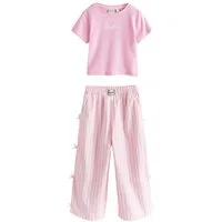 Baker by Ted Baker Shirt & Hose Baker by Ted Baker T-Shirt + Nadelstreifenhose (2-tlg)